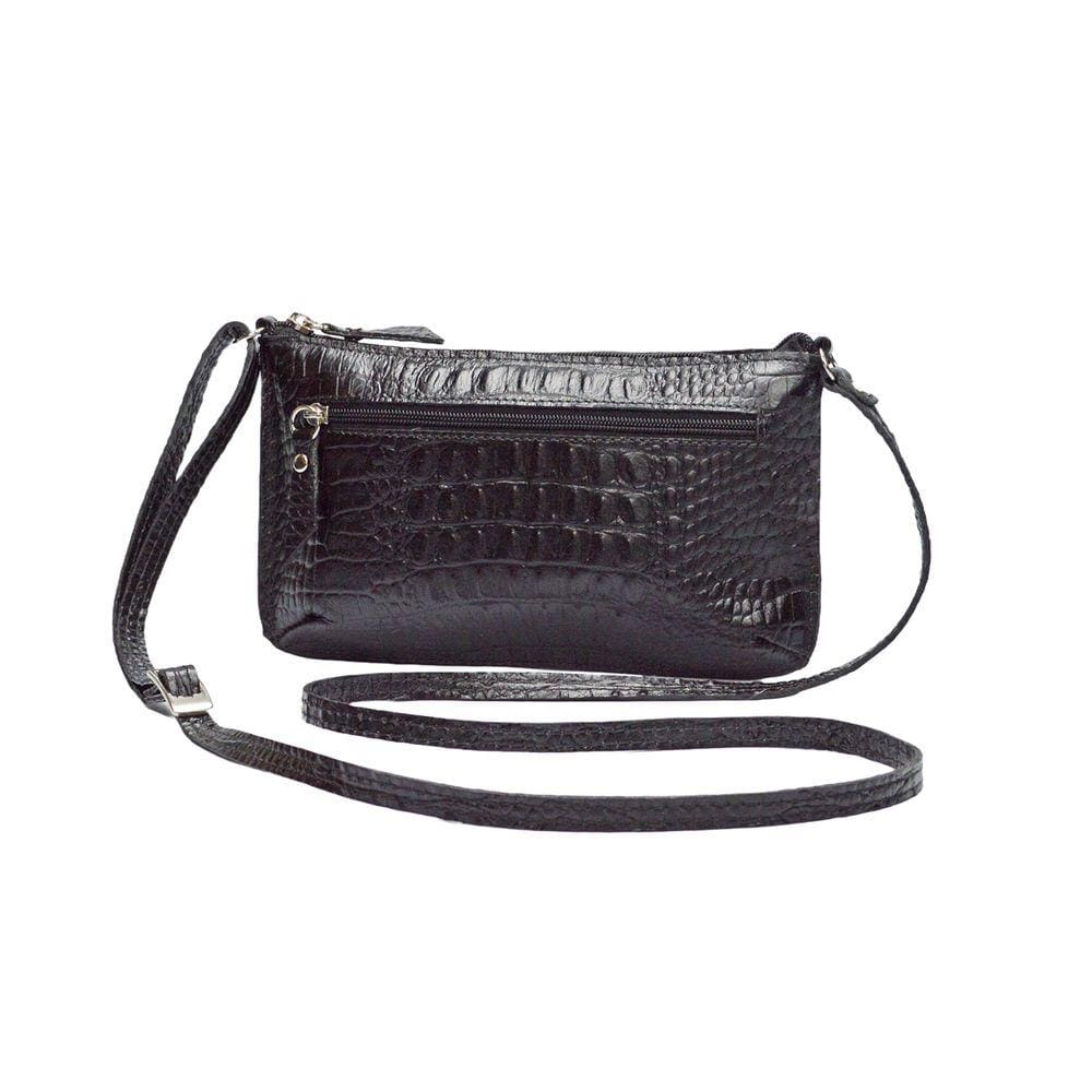 Bolsa Transversal Mini Pequena Tiracolo Feminina Lateral Couro