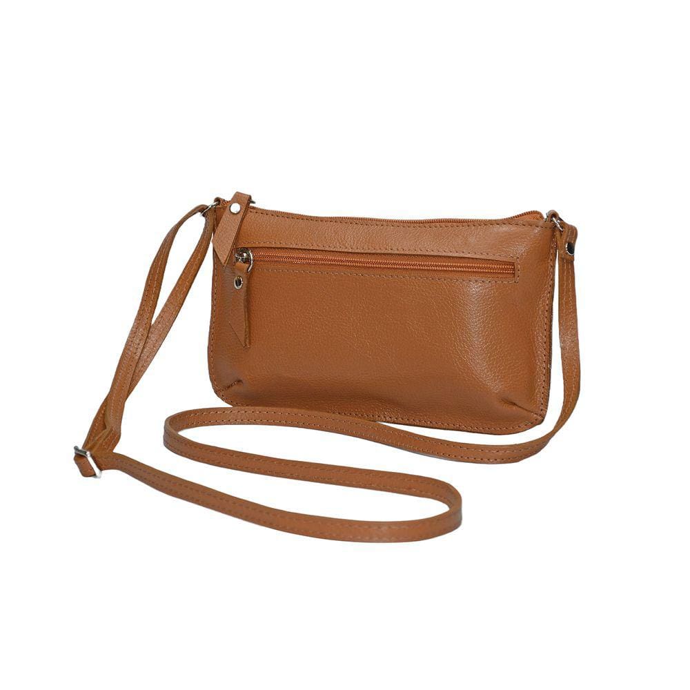 Bolsa Transversal Pequena Mini Tiracolo Feminina Lateral Couro