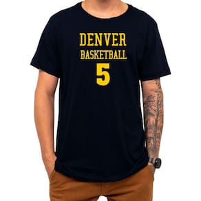 Camiseta Basquete Denver Basketball Número 5 Esportiva