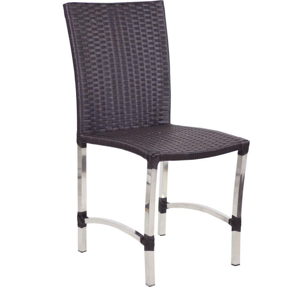 Cadeira Cannes Em Alumínio Jantar, Sala,