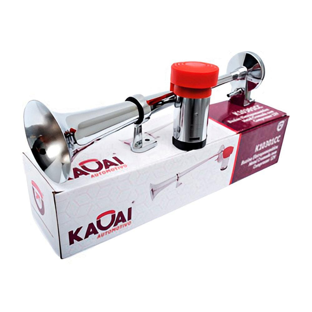 Buzina Eletropneumatica Cromada 12V