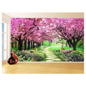 Papel De Parede 3D Estrada Caminho Paisagem 3,5M Nes140