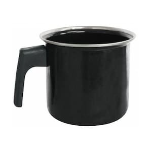 Caneca Leiteira Fervedor 1450Ml Indução Preta - Preto