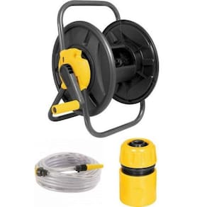 Suporte Enrolador Sem Rodas + Mangueira 20 Metros Vonder