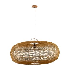 Pendente Ôtaki Rattan D80cm - 3 Metros De Cabo