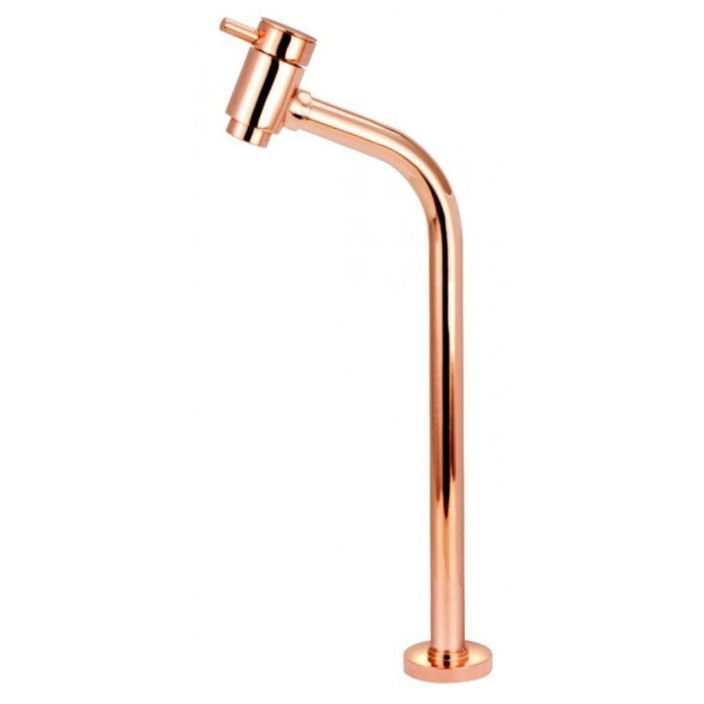 Torneira Banheiro Mesa Bica Alta Cuba Apoio ¼ Volta 1198 Fit Rose