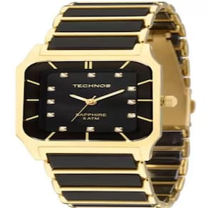 Relógio Technos Feminino Ceramic/Saphire Preto 2036Lmq/4P