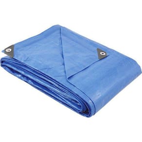 Lona de Polietileno 6m x 3m Azul Impermeável 150 Micra