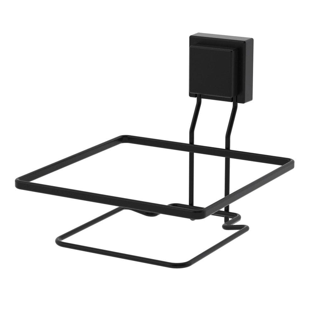 Suporte Para Lixeira 20Cm Aço Carbono Ventosa Preto
