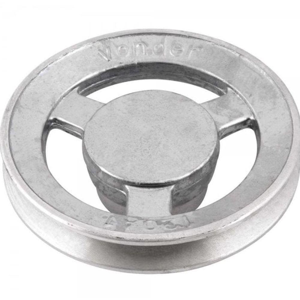 Polia alumínio 120mm 1 canal perfil a - Vonder