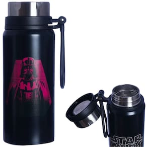 Garrafa Darth Vader Térmica 6 Horas Quente Gelada 650ml Com Alça Oficial Star Wars
