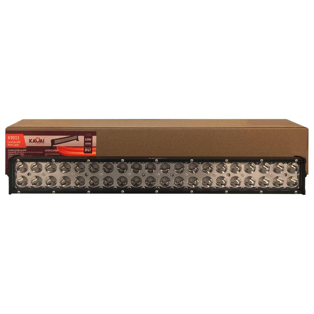 FAROL BARRA LED RETANGULAR 40 LEDS 120W (54.5cm)