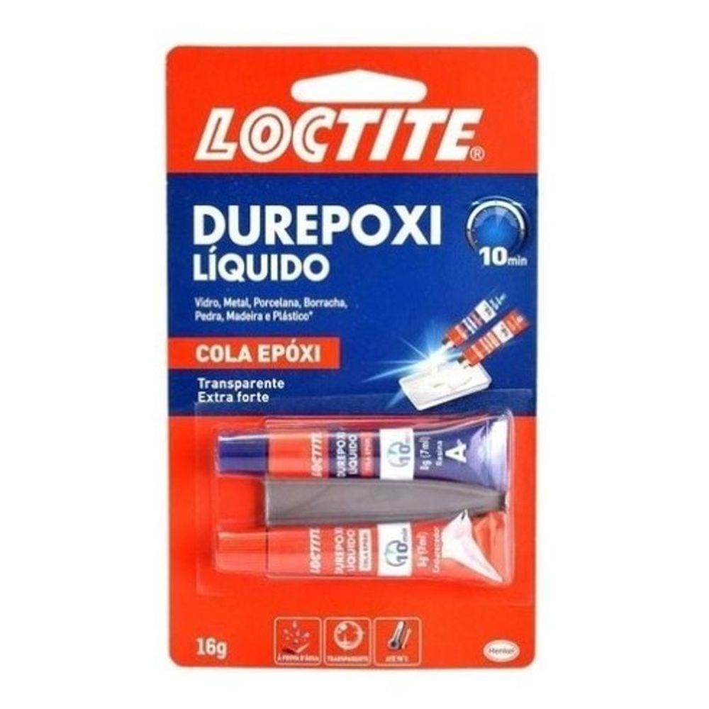 Cola Epoxi Transparente Extra Forte 16G Loctite