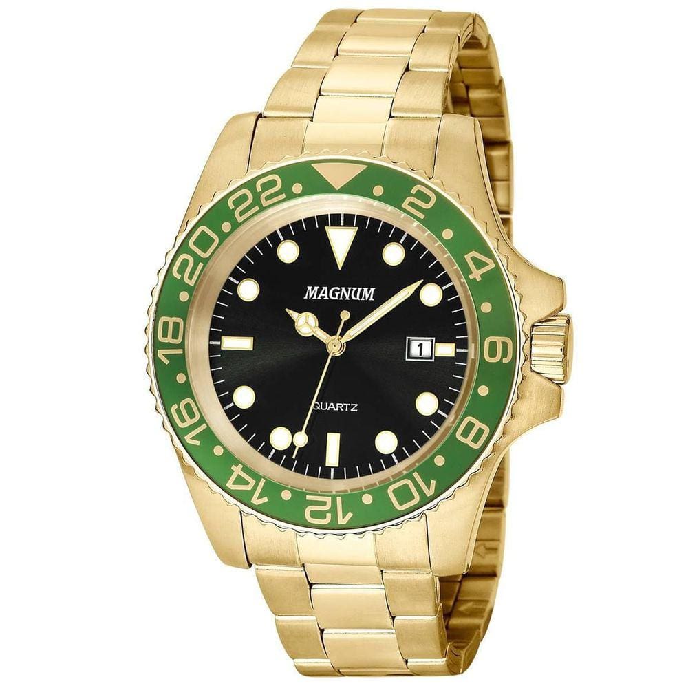Relógio Magnum Masculino Ref: Ma32934P Casual Dourado