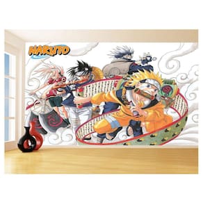 Papel De Parede Anime Naruto Mangá Desenho Art 3,5M Nrt28