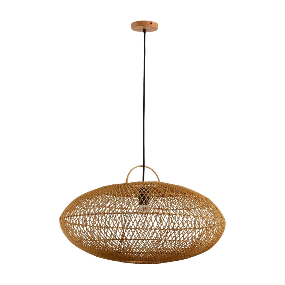 Pendente Ôtaki Rattan D60cm - 3 Metros De Cabo