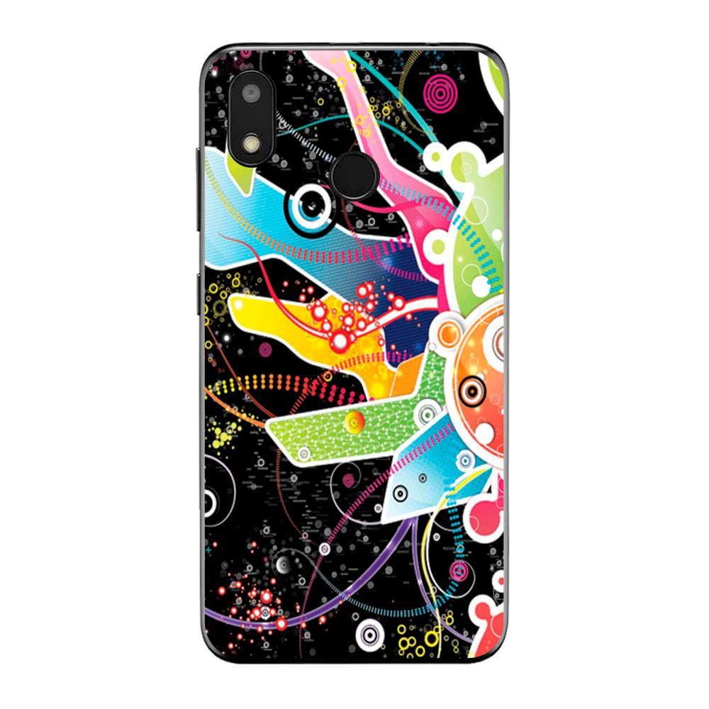 Capa Adesivo Skin058 Verso Para Multilaser F Pro 2 4G (2024)