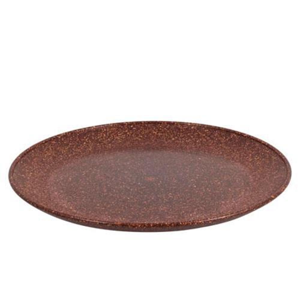 Prato Para Refeição Imbuia 25 Cm