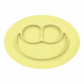 Pratinho De Silicone Divisórias Amarelo Turminha Guará Baby