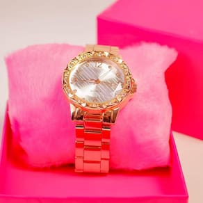 Relógio Feminino Rosa Barato Com