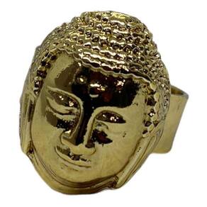 Anel Ajustável Indiano Ganesha Buda 2,8 Cm Metal -Selecione