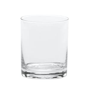 Copo Baixo De Vidro Liso Para Água Whisky Drink 310Ml