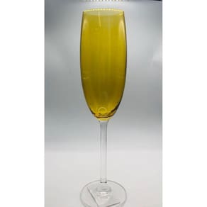 Unidade De Taca De Champanhe De Cristal Banquet Amarela 200Ml