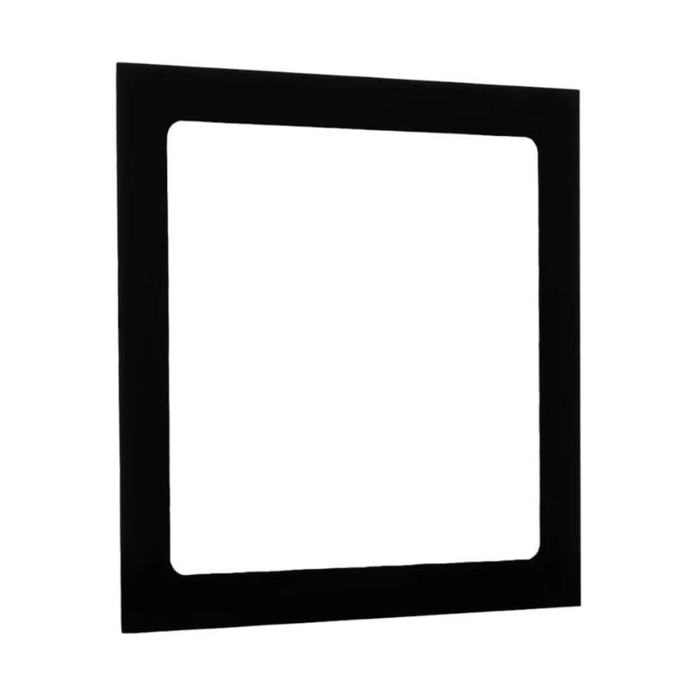 Luminária Plafon 18W Led Quadrado Embutir 6500K Preto