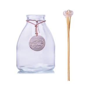 Vaso Para Difusor Transparente 14x10cm GR300OG Roma Rouge