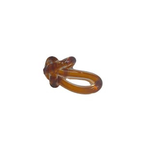 Peça Decorativa de Vidro Âmbar 20cm LR0013 BTC