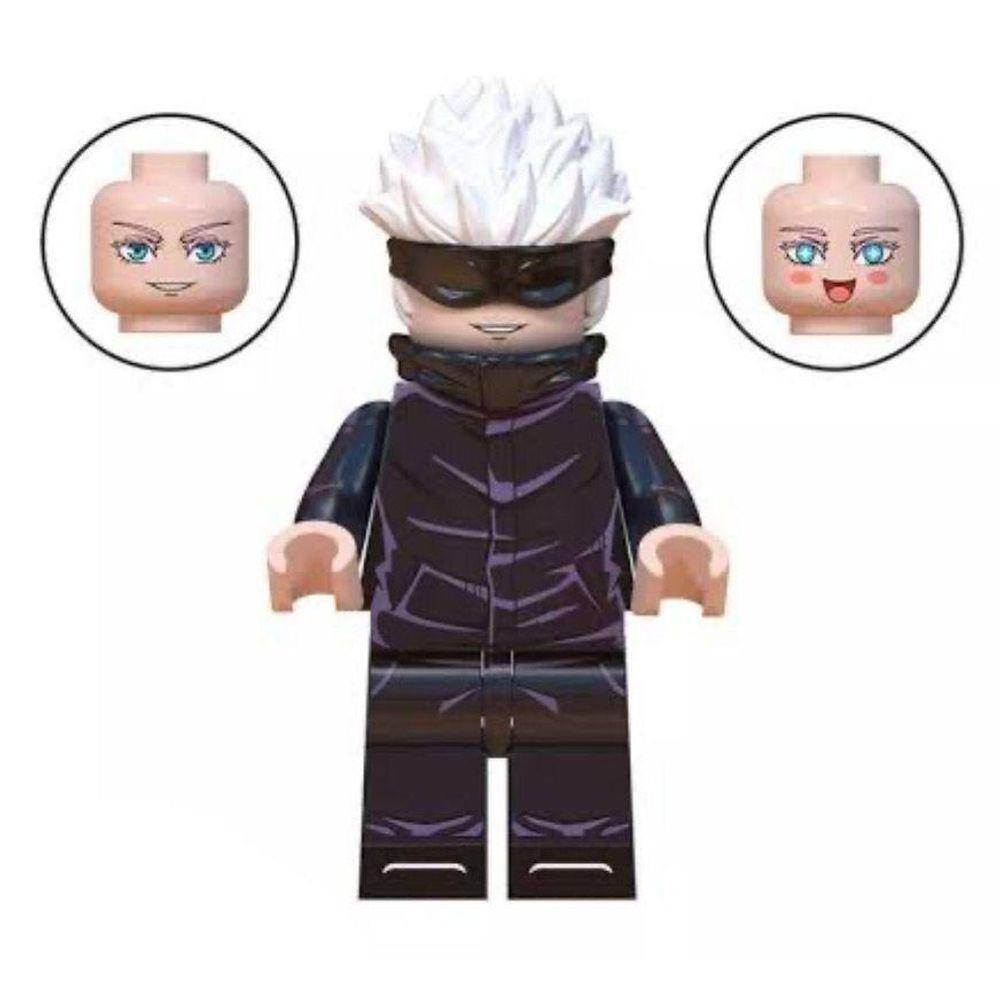 Boneco Blocos De Montar Gojo Satoru Jujutsu