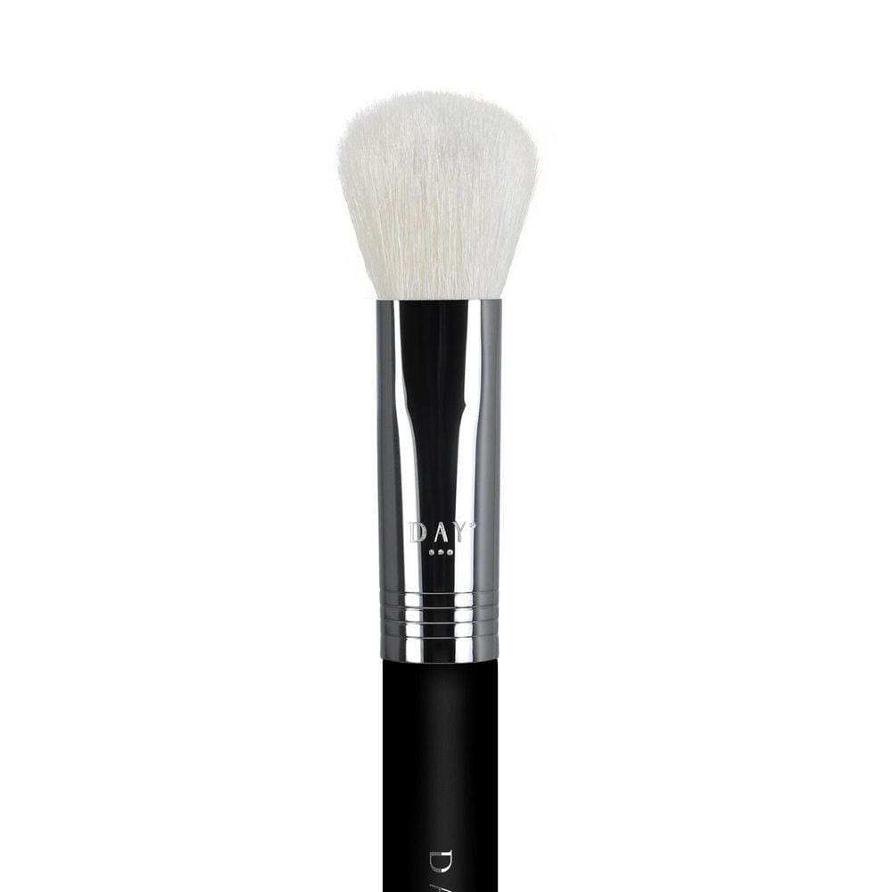 Pincel Maquiagem F81 Daymakeup Curva Quadrada Topo Angulado,