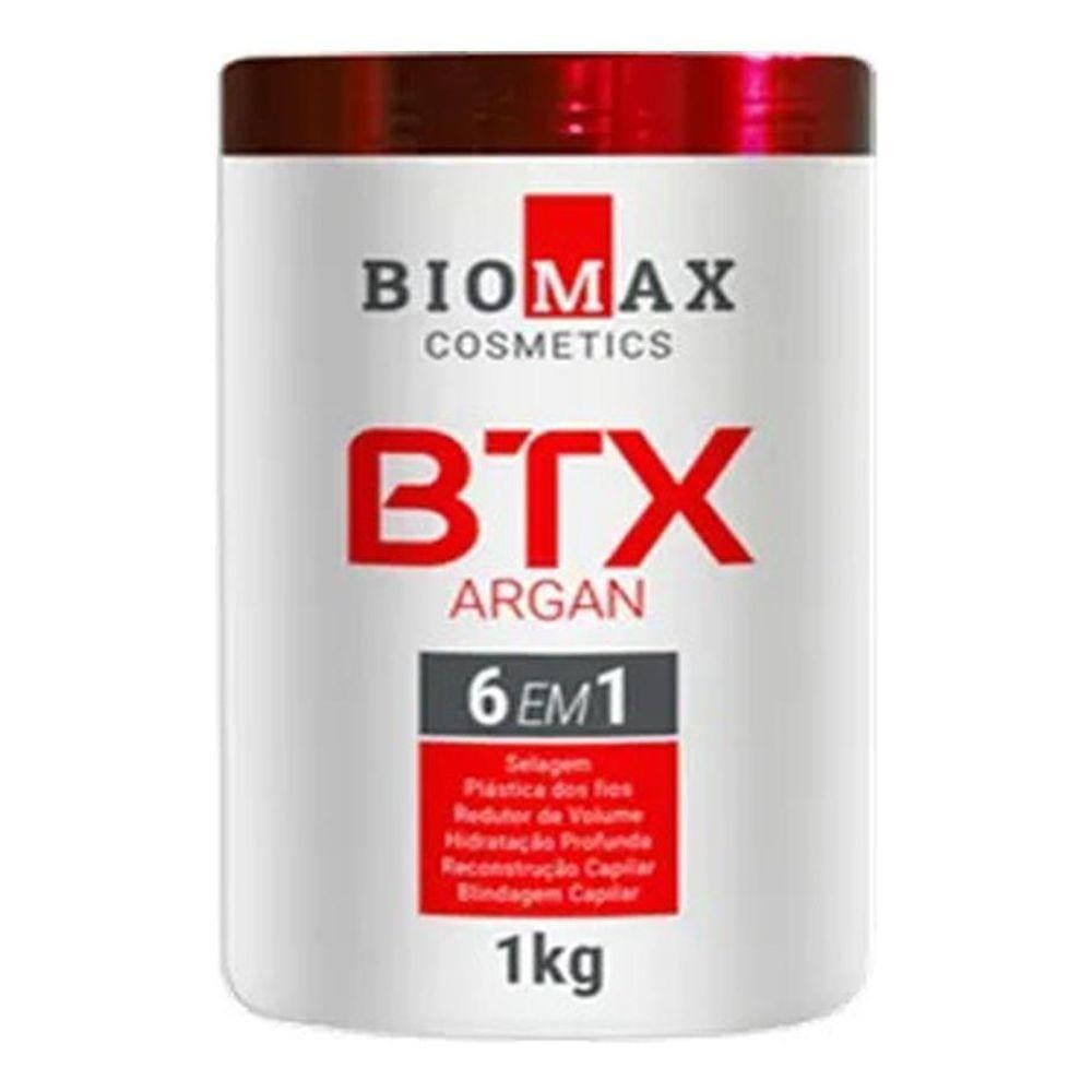 Escova Btox Alisamento Biomax Argan Redutor Potente