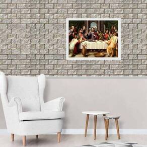 Quadro Decorativo Santa Ceia- Clássica 33X24Cm