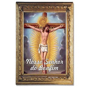 Santinho Nosso Senhor Do Bonfim 500 un. c/ oração no verso