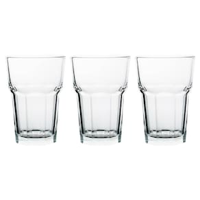 Jogo Copos Vidro Transparente Chicago 3 Peças 350Ml Lehaví