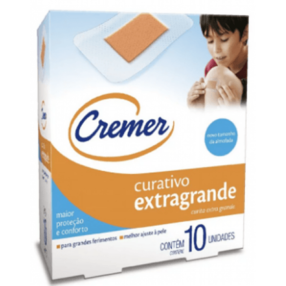 Curativo Extra  Grande Com 10 - Unidade