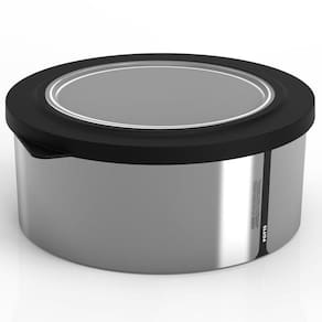 Pote Para Alimentos 1300Ml Metallic Redondo C/Tampa Bpa Free