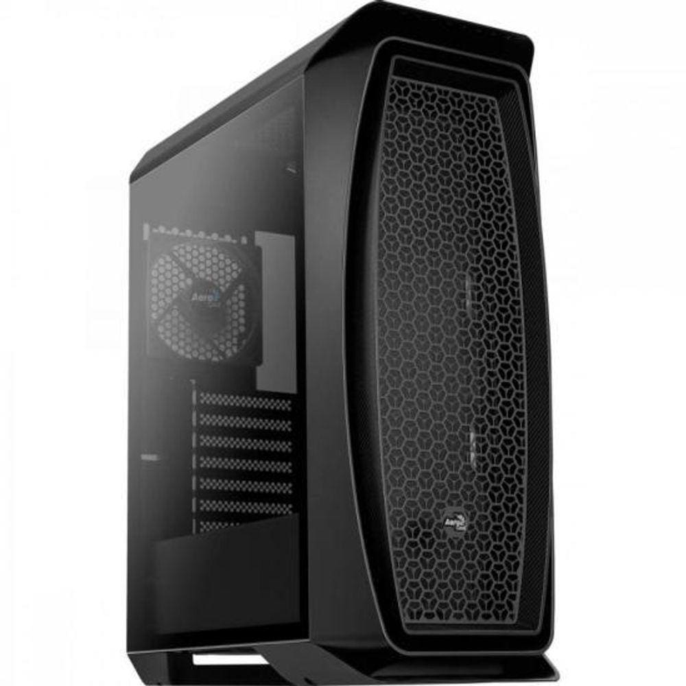 Gabinete Gamer Aerocool Aero One Preto Lateral Vidro [F002]