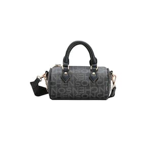 Bolsa Feminina Basic Monograma Mão 3483835 Preta