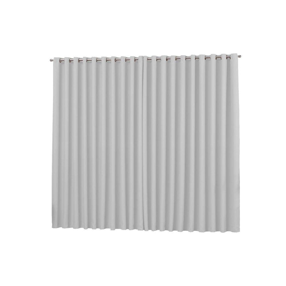 Cortina Blackout 3m x 2,8m Gelo em Tecido com Ilhós