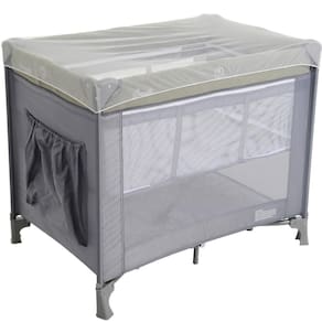 Berço Portátil Sonata Gray Burigotto Chiqueiro Cercado Bebê