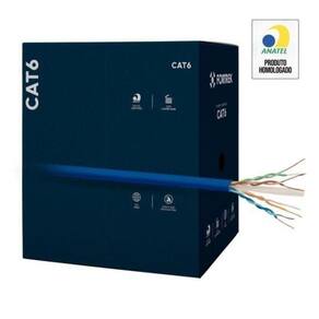Cabo de Rede CAT6 305m Fortrek FK510C CMX Azul - CX / 305 [F002]