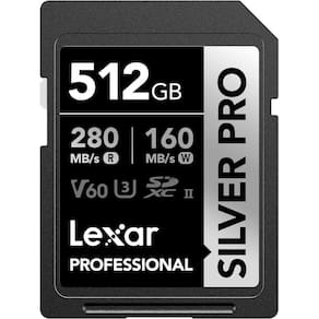 Cartão Memória Lexar Sd Xc 512Gb 280Mb/S Uhs-Ii V60