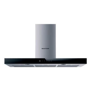 Coifa De Parede 90Cm Inox Touch On Glass 127V - Brastemp