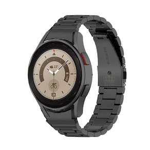 Pulseira Elos Gomada Fecho Curvo Para Galaxy Watch5 Pro 45Mm