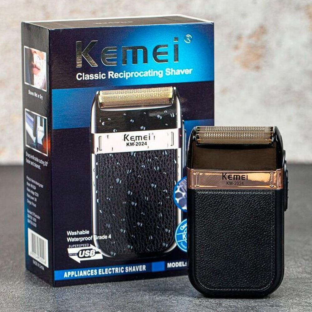 Barbeador Kemei Km-2024 Preto 100V/240V Bivolt