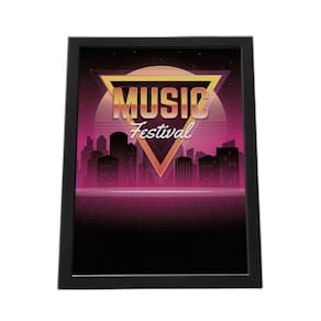 Quadro Com Moldura Music Festival
