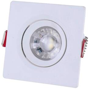 Spot Led Quadrado 3W 3000K Branco Quente Tramontina