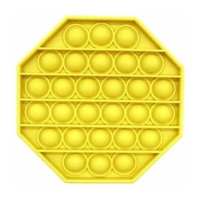 Brinquedo Pop It Fura Bolha Octógono Toyng Ref.44043 Amarelo